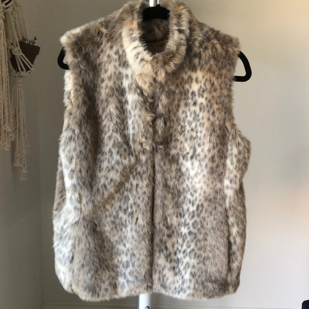 Banana Republic faux vest